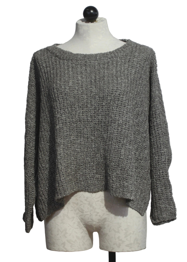 The Roxy Pullover by Island Tribe Knits in Pebble