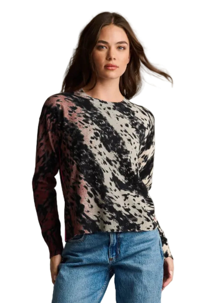 model wearing the Running Wild Sweater by Lisa Todd