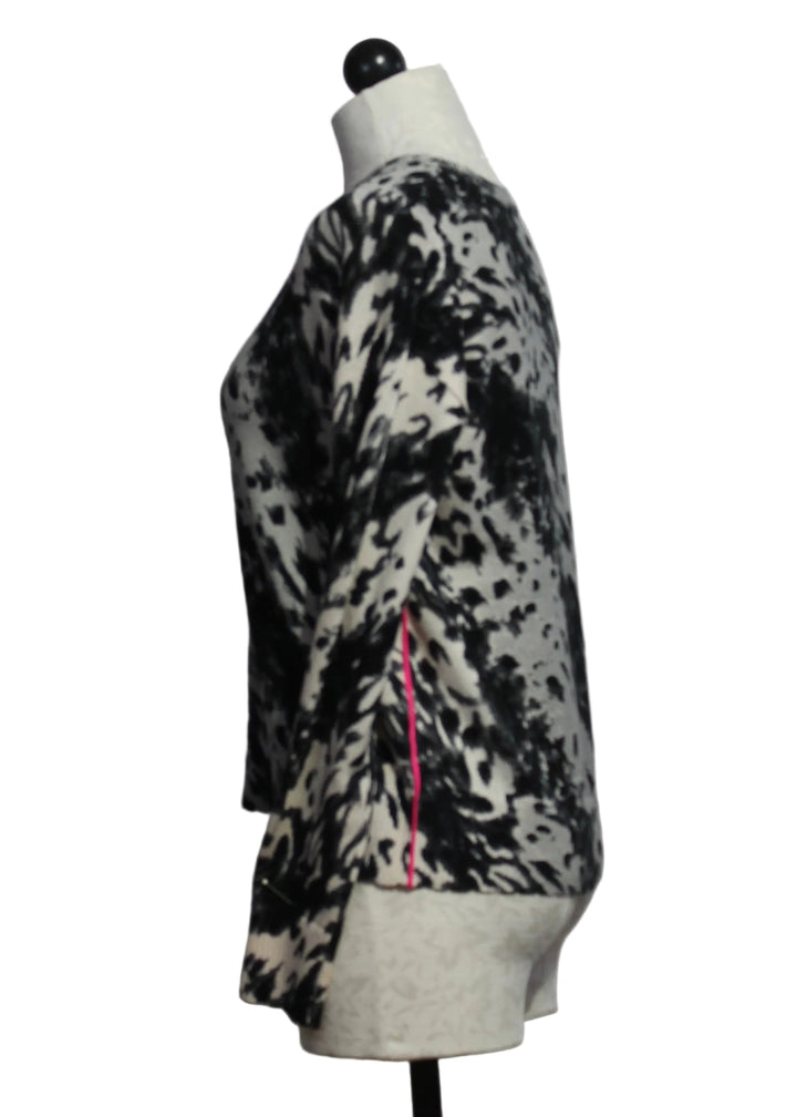 side view of Running Wild Sweater by Lisa Todd
