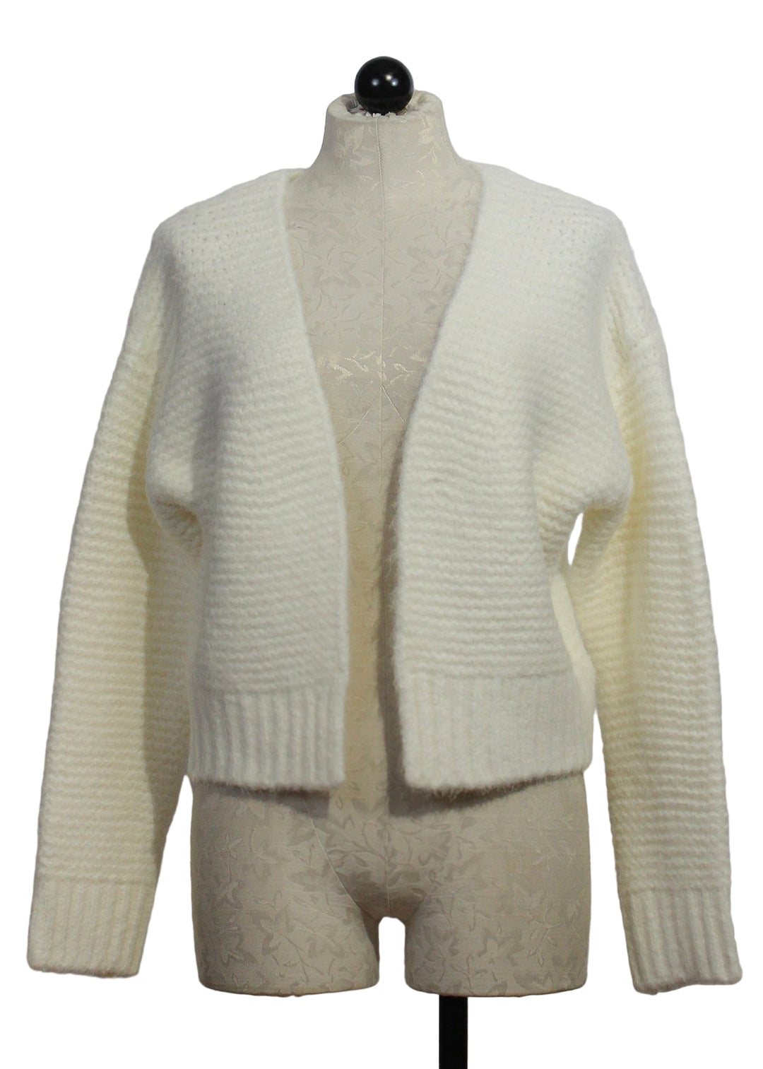 Polar colored open front Frederic Cardigan by John and Jenn