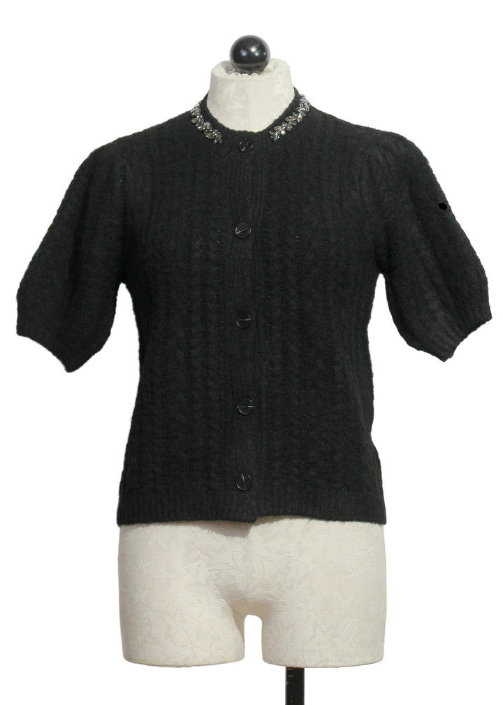 Glitzy Night Short Sleeve Maxwell Cardigan by John and Jenn