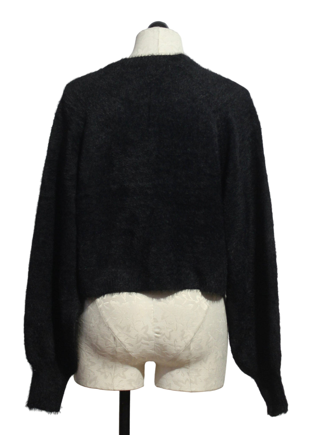 back view of Galaxy Black Emmer Cardigan by John and Jenn