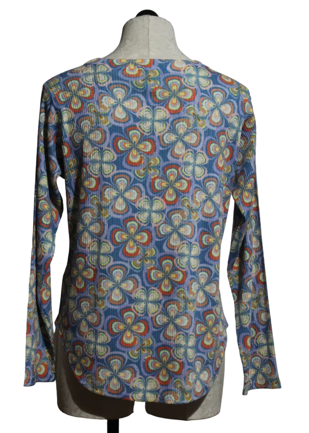 Back view of Long Sleeve Flower Power Top by Nally and Millie