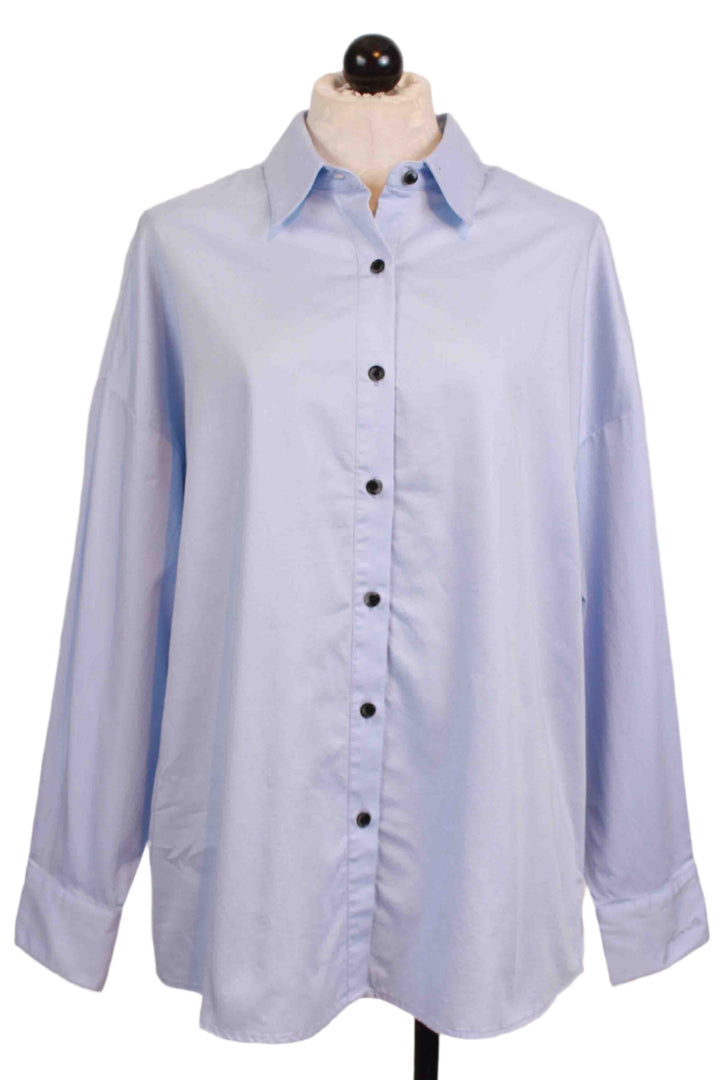 Powder Blue Ex-Boyfriend Shirt by Favorite Daughter