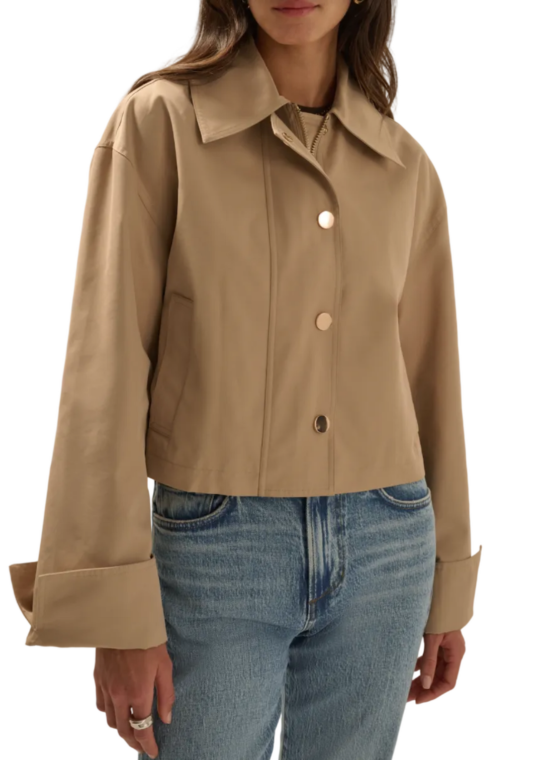 Rue Cropped Trench by Favorite Daughter