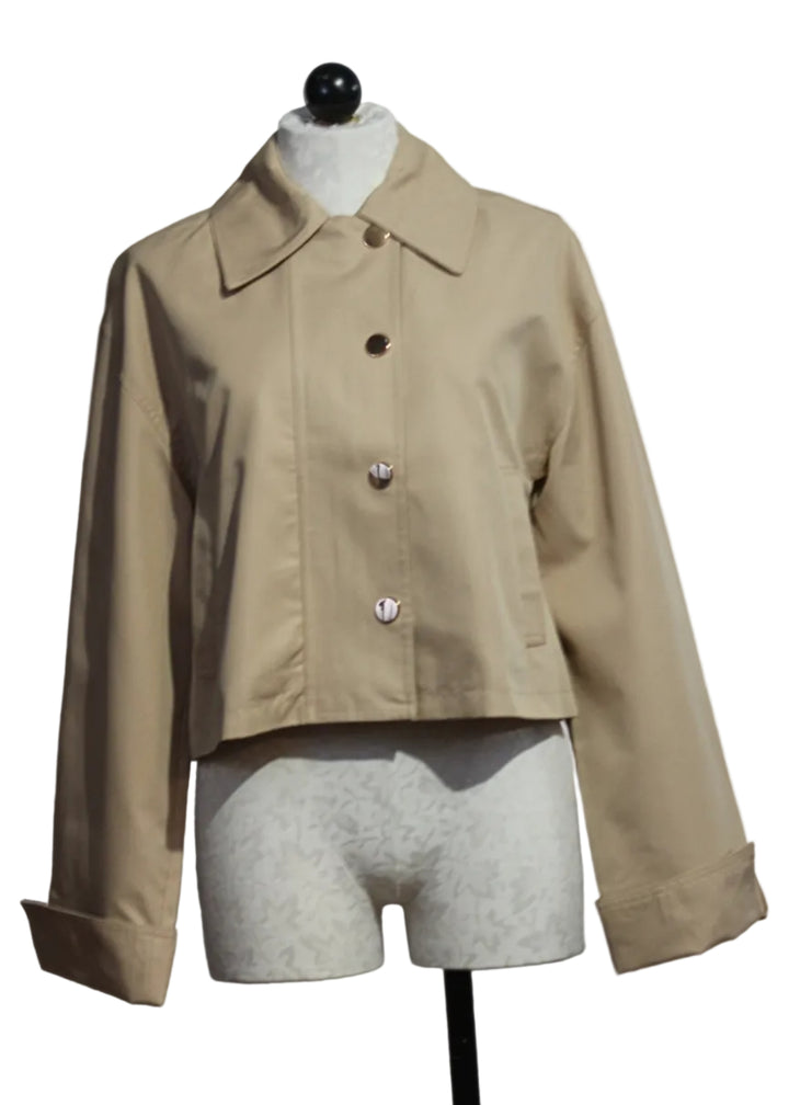The Rue Cropped Trench by Favorite Daughter in Khaki
