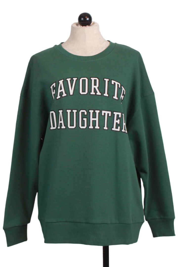 Evergreen Collegiate Sweatshirt by Favorite Daughter