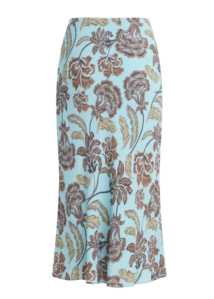 The Jojo Skirt by Favorite Daughter in a Sky Blue Paisley Floral