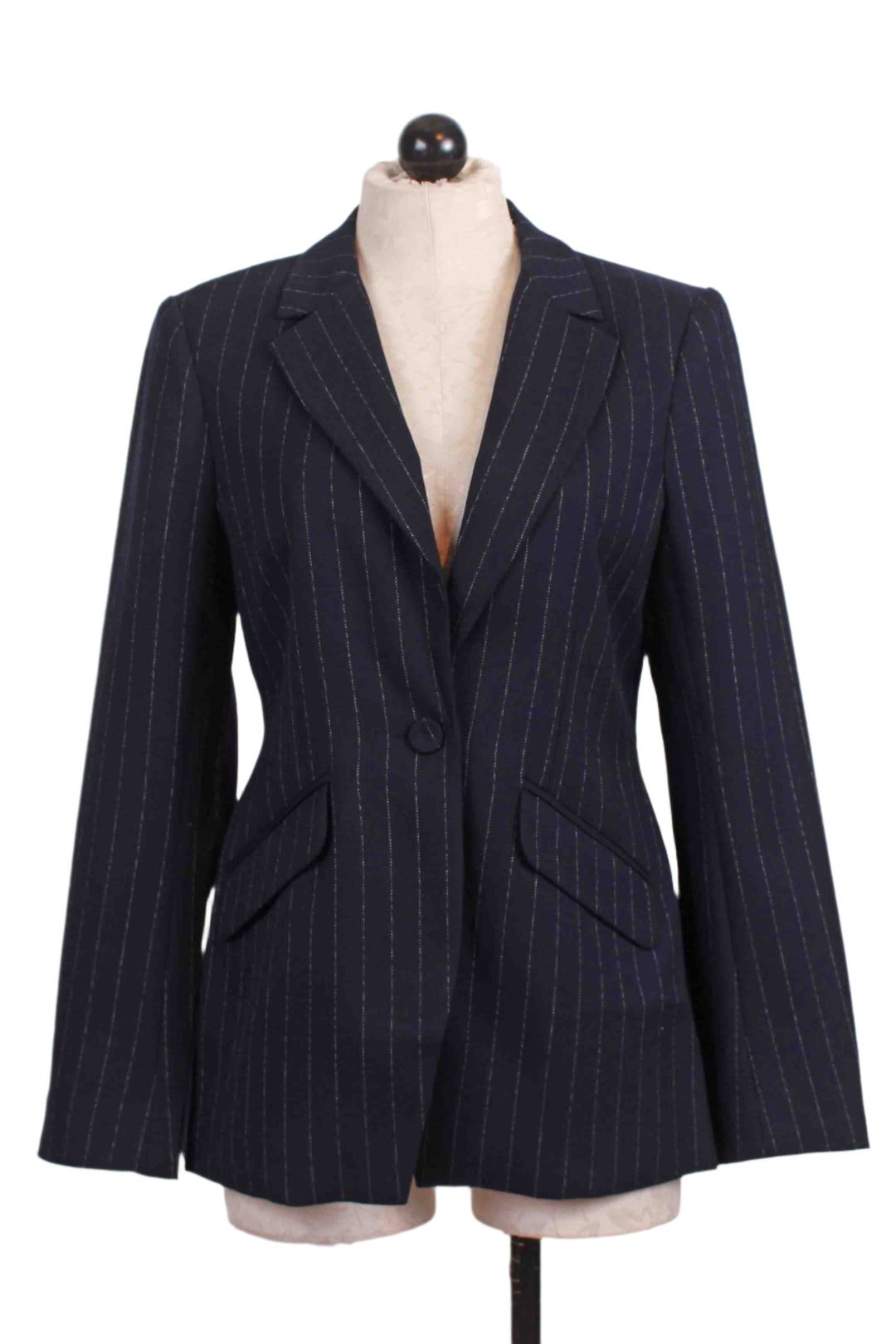 The Favorite Blazer Pinstripe by Favorite Daughter in Navy