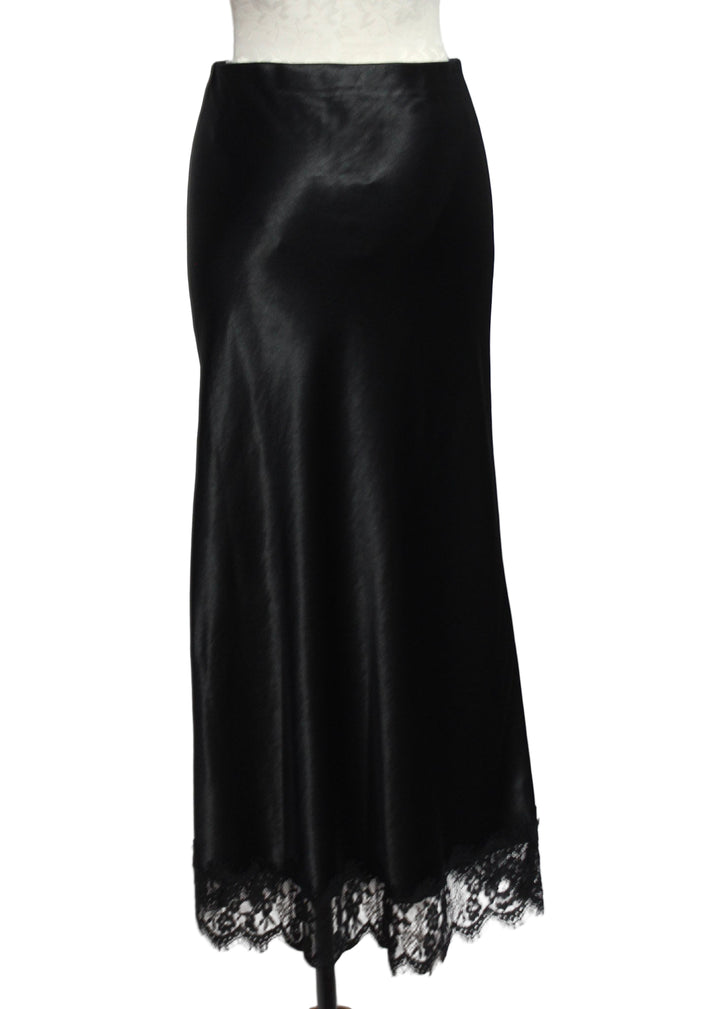 back view of Black Lacy Favorite Skirt by Favorite Daughter 