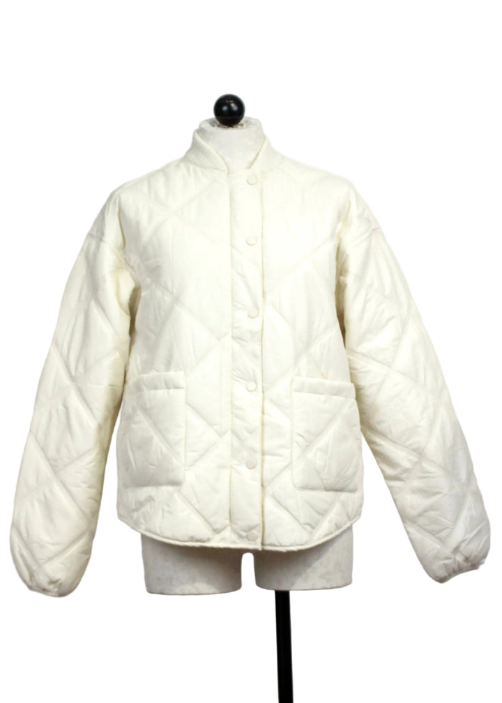 Winter White Take A Stroll Jacket by Favorite Daughter