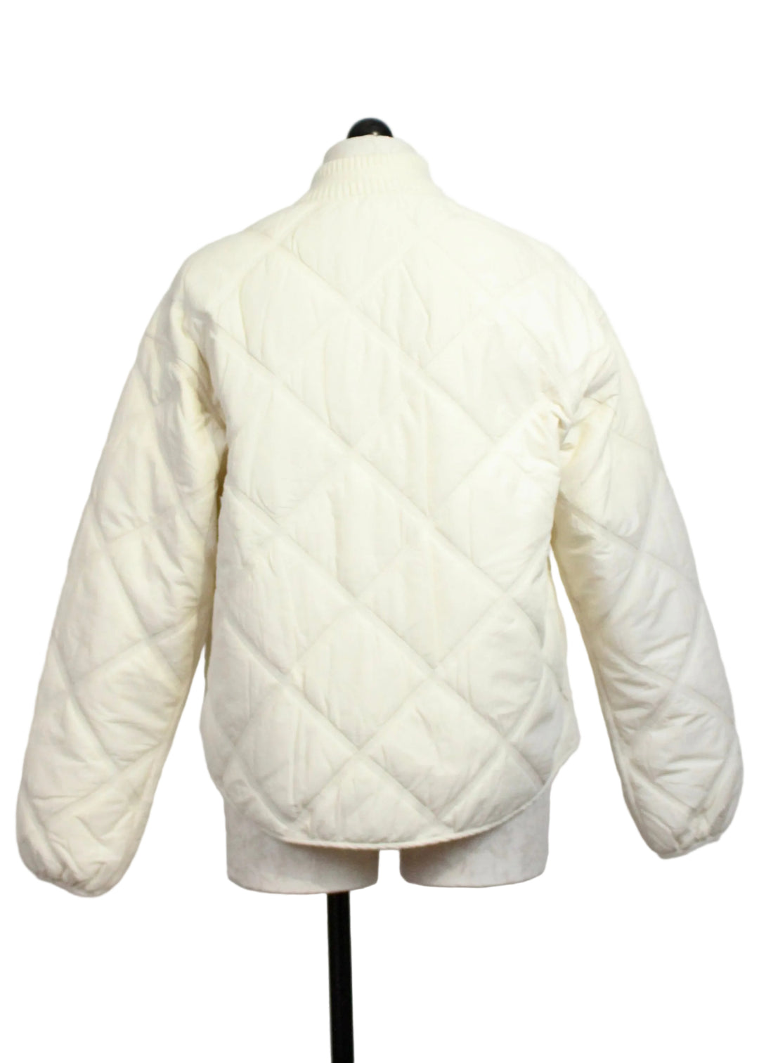 Back view of the Winter White Take A Stroll Jacket by Favorite Daughter