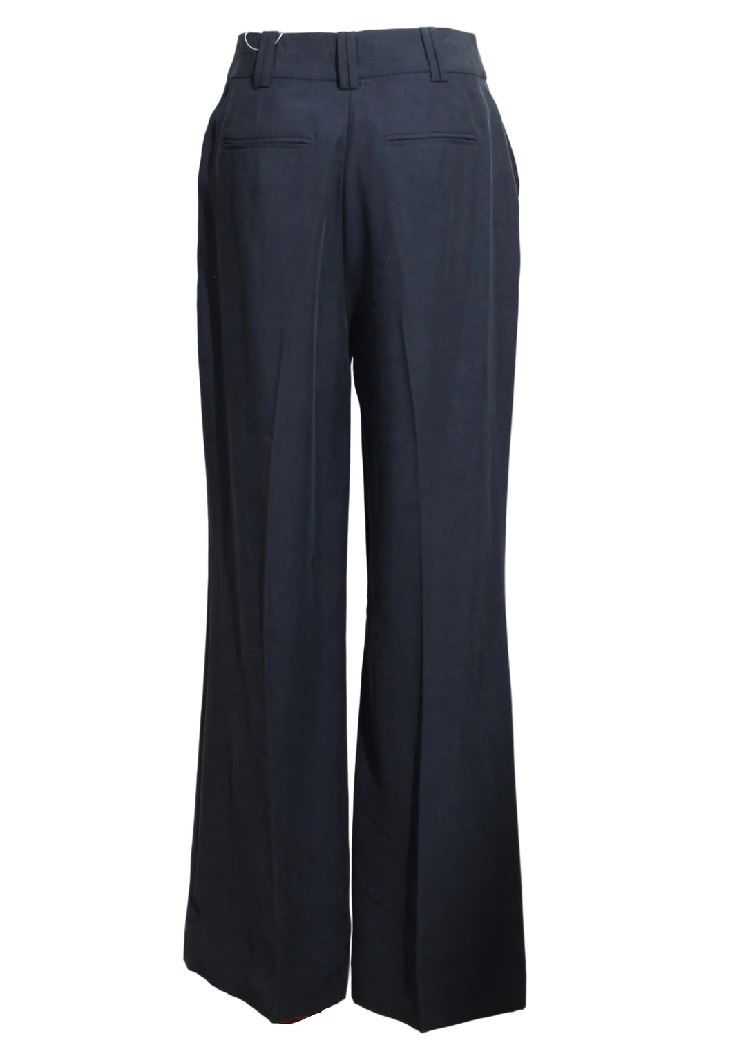 back view of The Navy Fine Line Pant by Favorite Daughter 