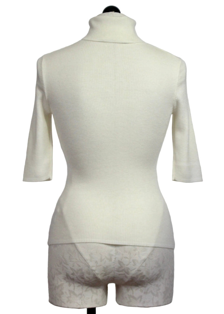 Back view of Ivory Amelia Top by Favorite Daughter