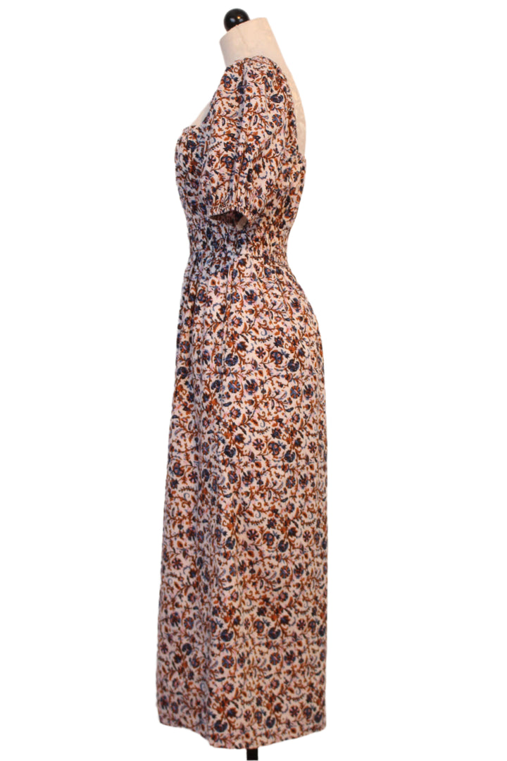 side view of Faye Midi Dress by Cleobella in the Bellucci Print