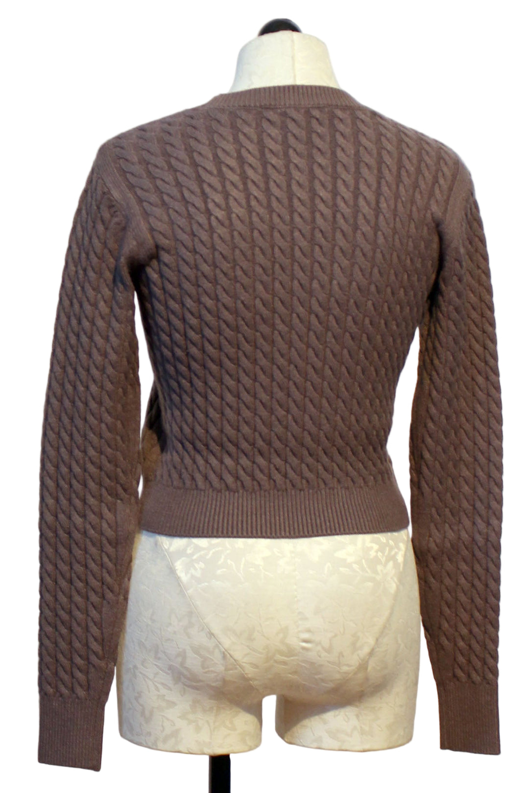back view of Grey Shadow The Feel Good Sweater by Favorite Daughter