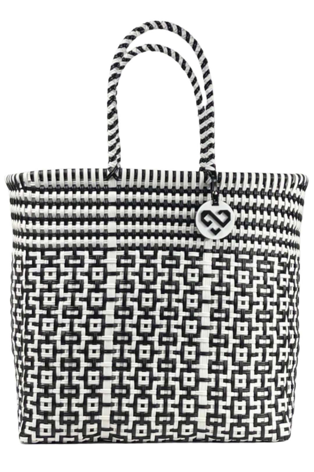  Black and White Women's GELWBOR Gelato Large WB Tote Bag by My Maria Victoria 