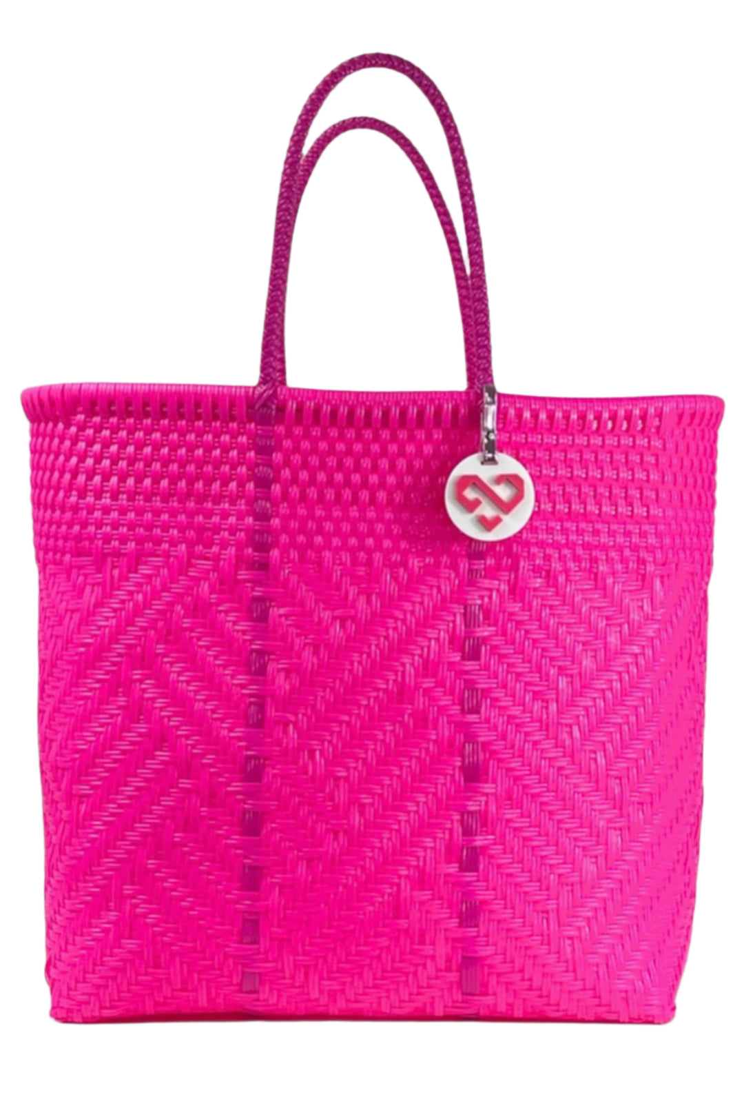 GLIMAGOR Glimmer Magenta Large Tote Bag by My Maria Victoria