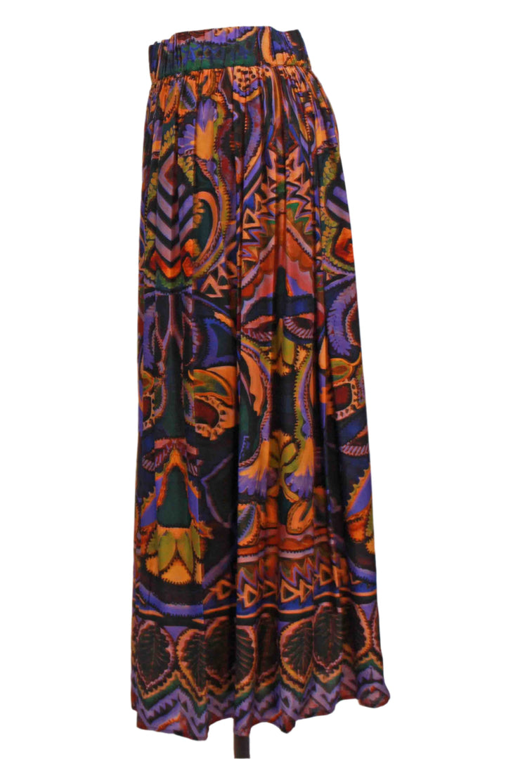 side view of Totem Print Gracie Skirt by Marie Oliver