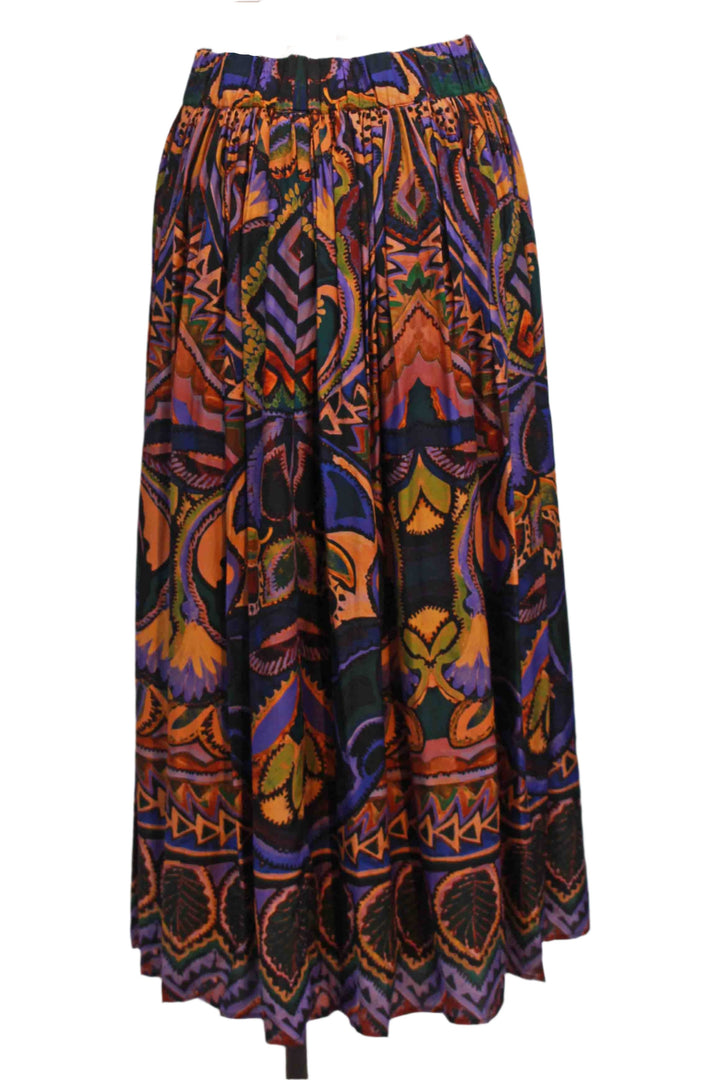 back view of Totem Print Gracie Skirt by Marie Oliver