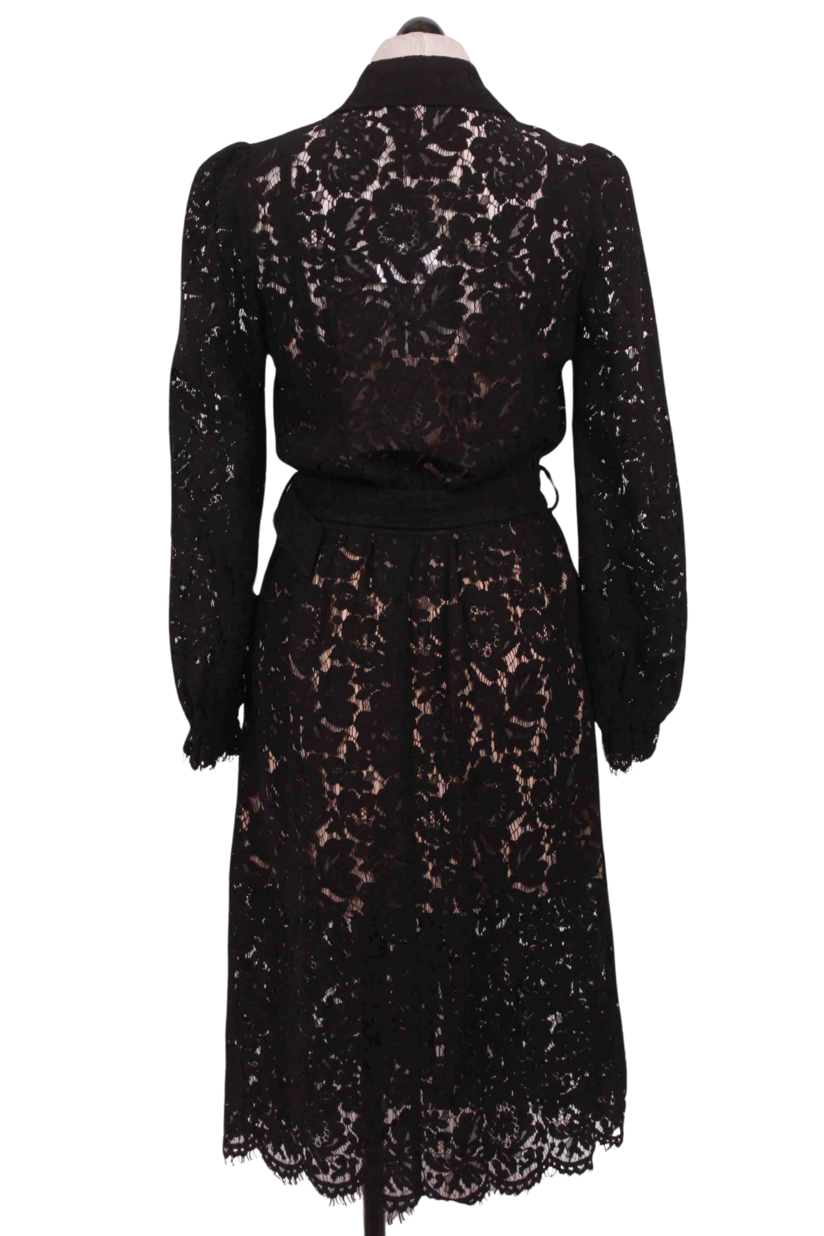 back view of Black Ceceilia Lace Dress by Generation Love