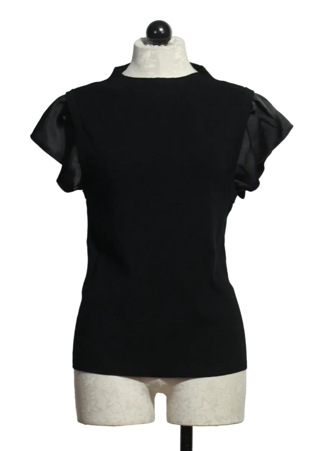 Black Mika Top by Melissa Nepton