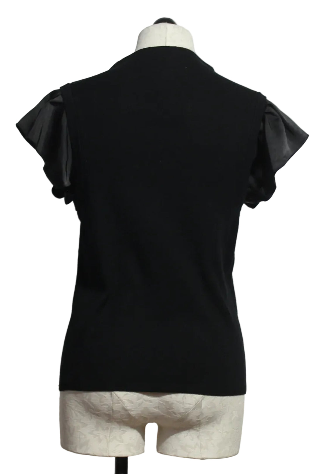 back view of Black Mika Top by Melissa Nepton