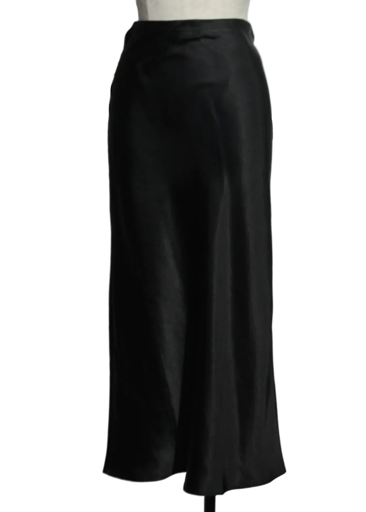 Black Ari Midi Skirt by Melissa Nepton