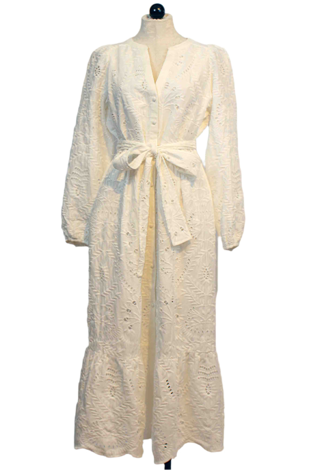 Oyster Hannon Eyelet Dress by Marie Oliver