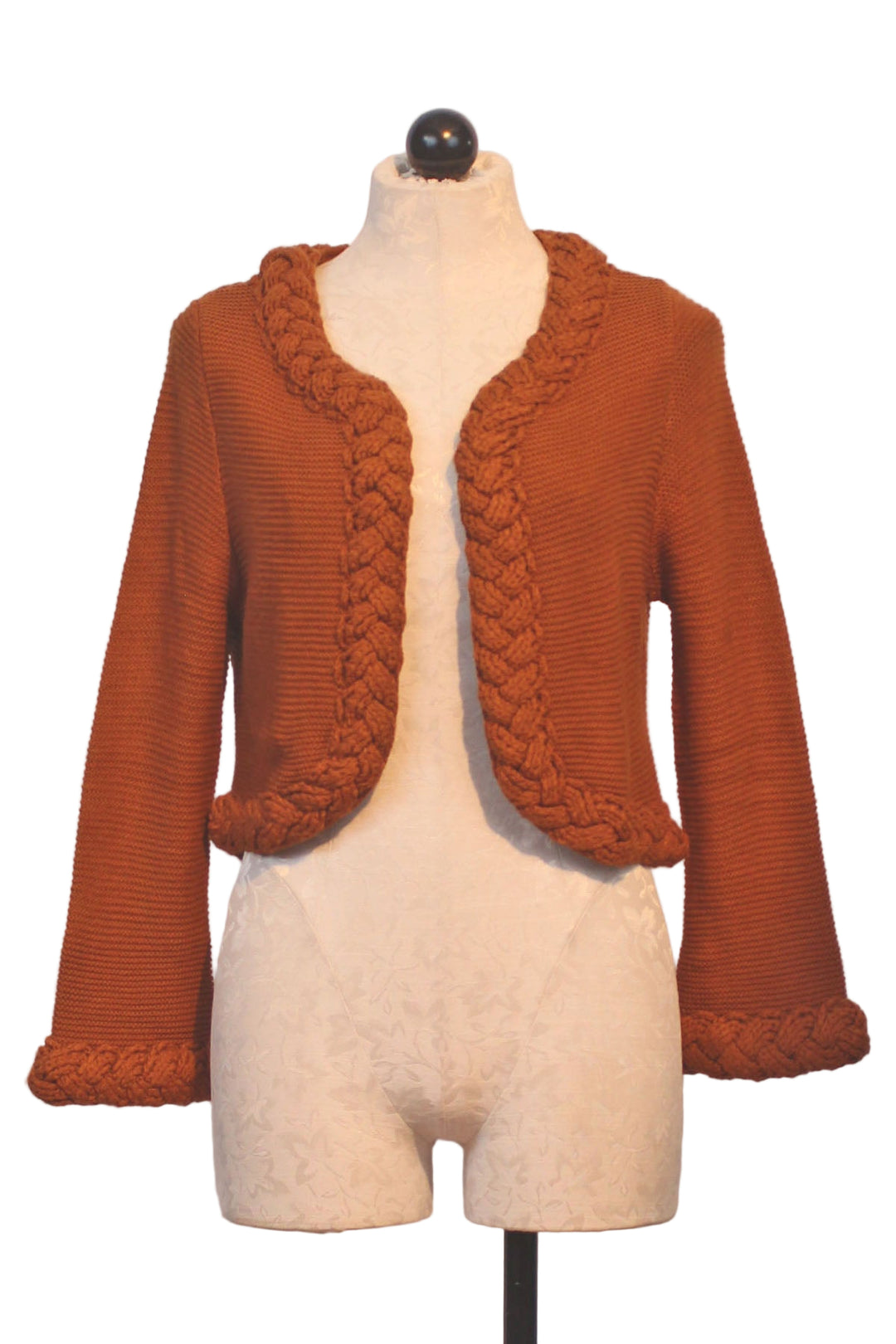 Amber colored Honey Cardigan by Elizabeth James
