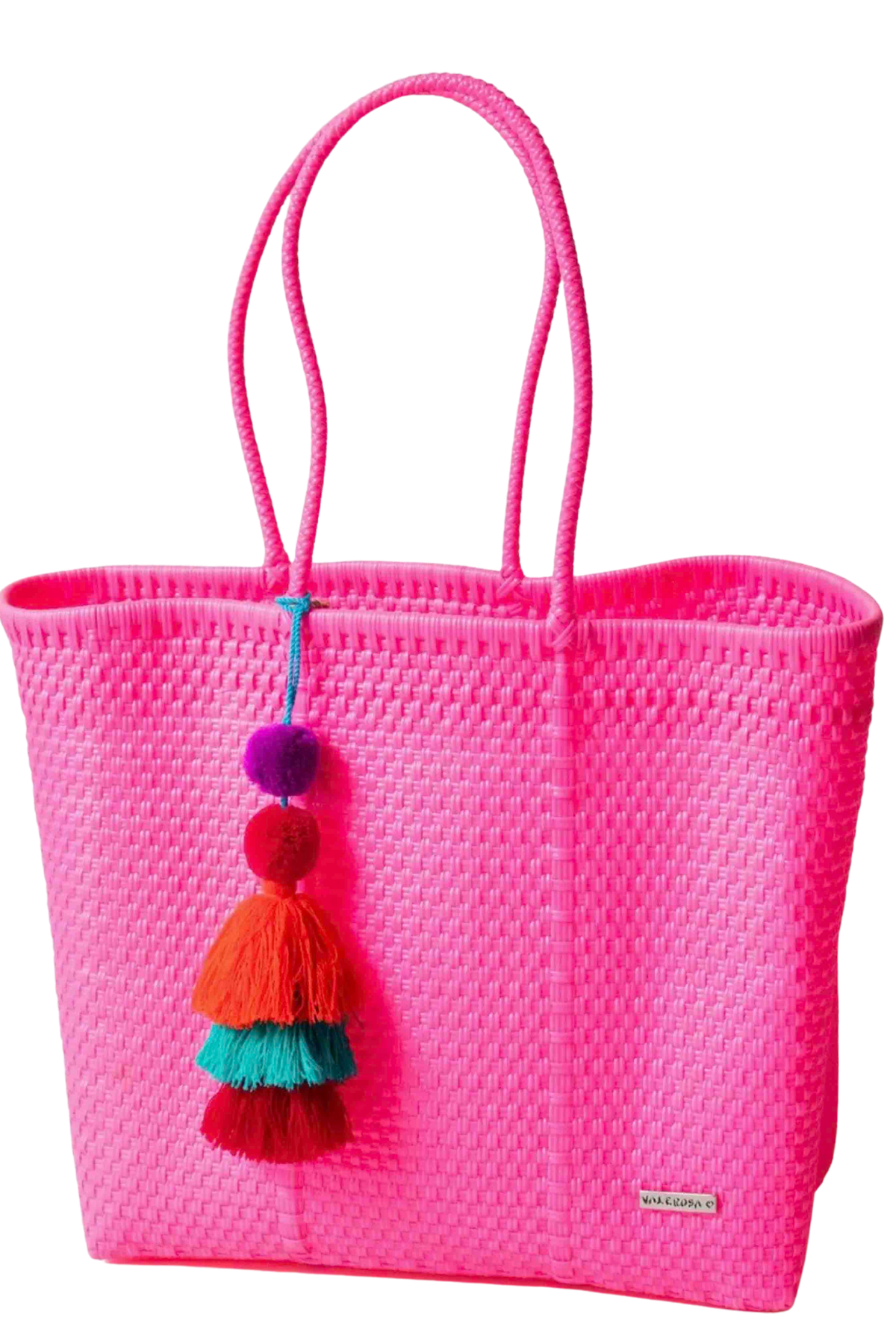 Hot Pink Playera Tote by Valerosa Boutique