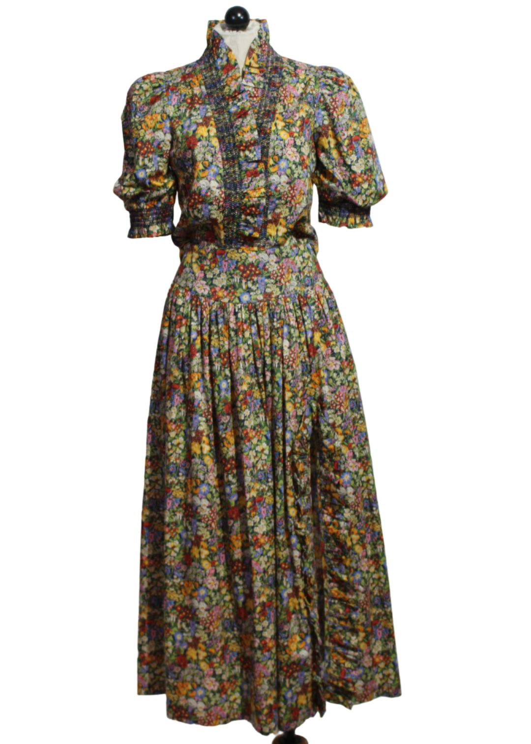 Sunshine Skirt by Love the Label in the Cottage Garden Liberty Print paired with the matching Zuri Top
