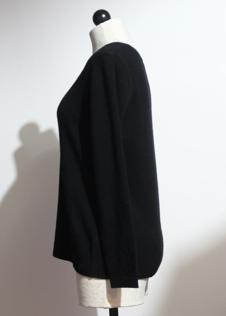 Easy Crew Neck Pullover-Alashan Cashmere