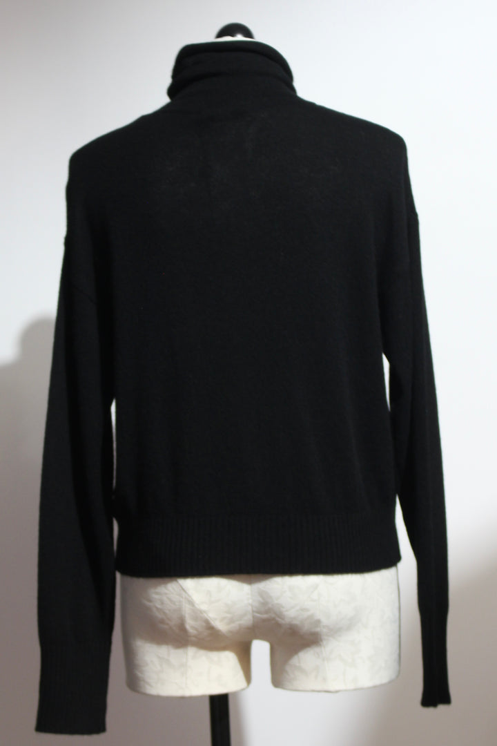 Cashmere Rosa Drop Shoulder Turtleneck-Alashan Cashmere