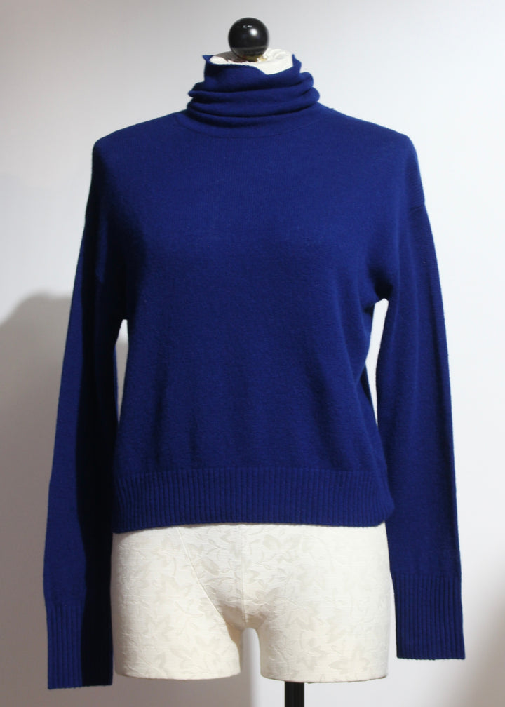 Cashmere Rosa Drop Shoulder Turtleneck-Alashan Cashmere
