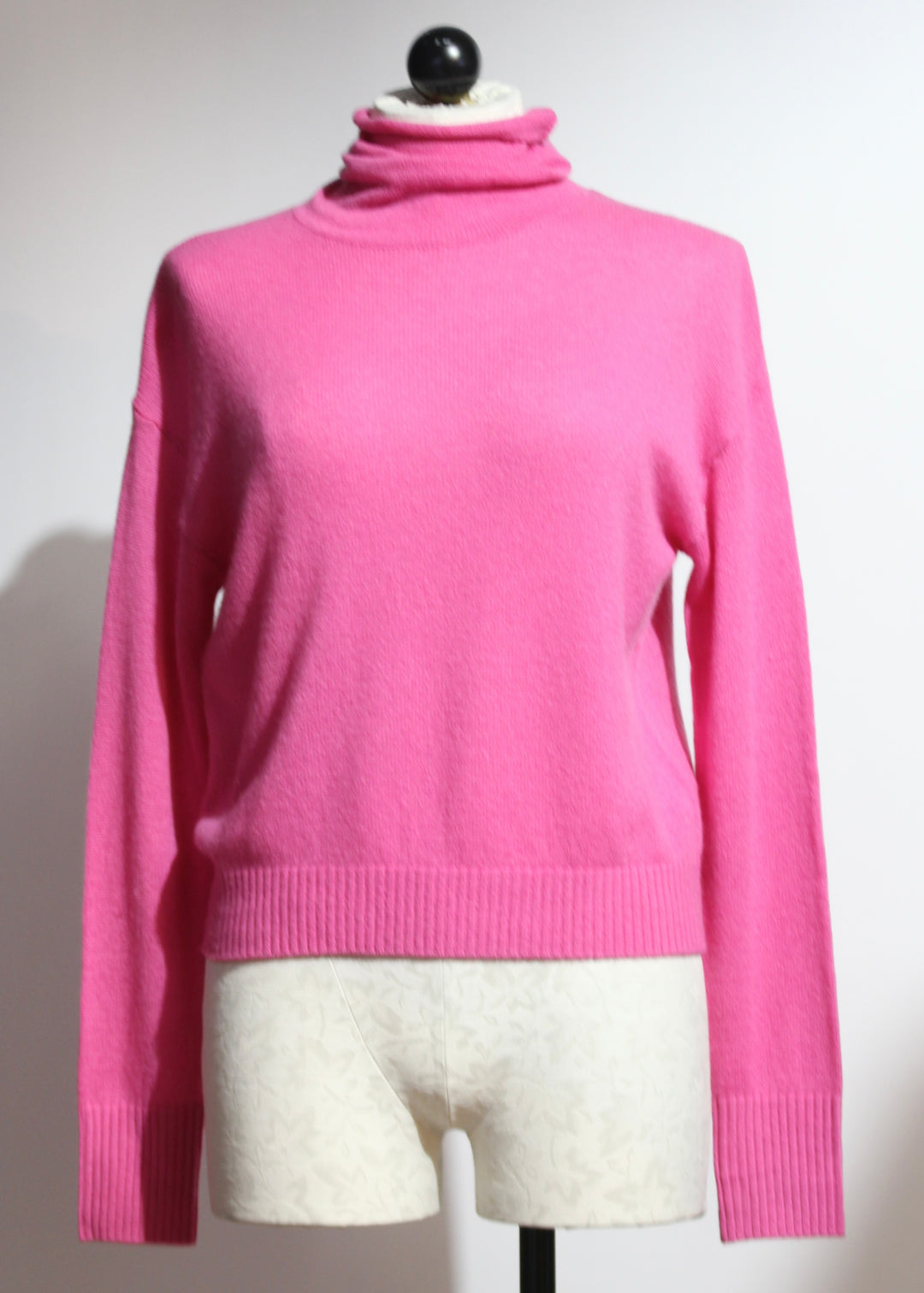 Cashmere Rosa Drop Shoulder Turtleneck-Alashan Cashmere