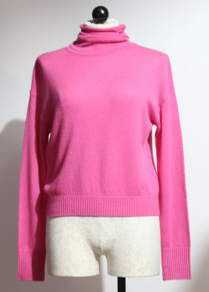 Cashmere Rosa Drop Shoulder Turtleneck-Alashan Cashmere