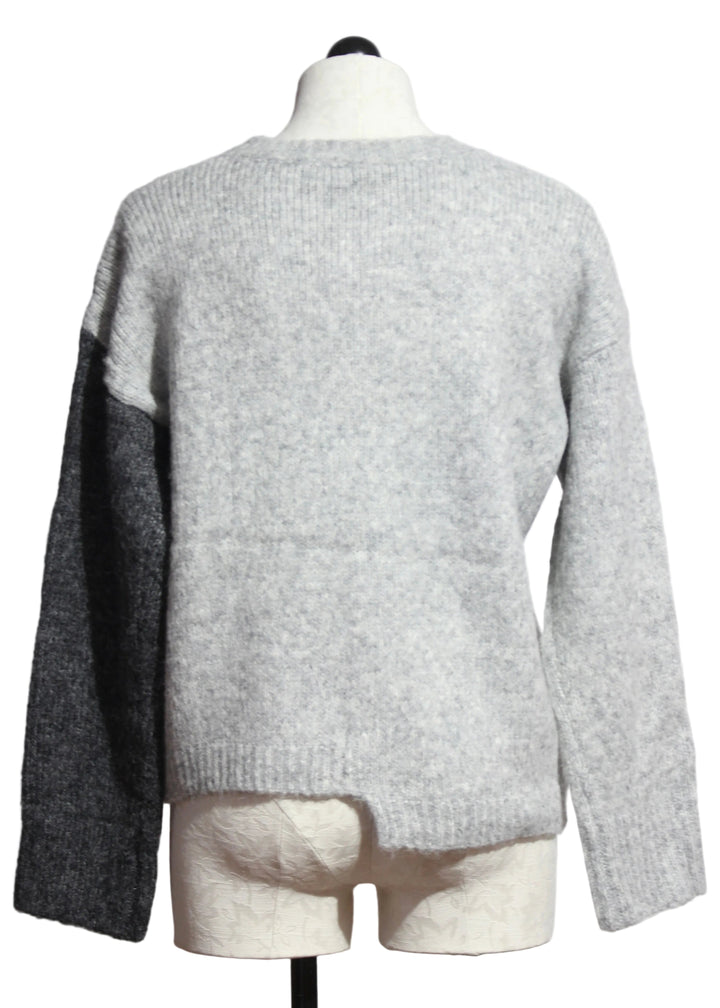 Back view of The Half and Half Cardigan by Nikky in Grey