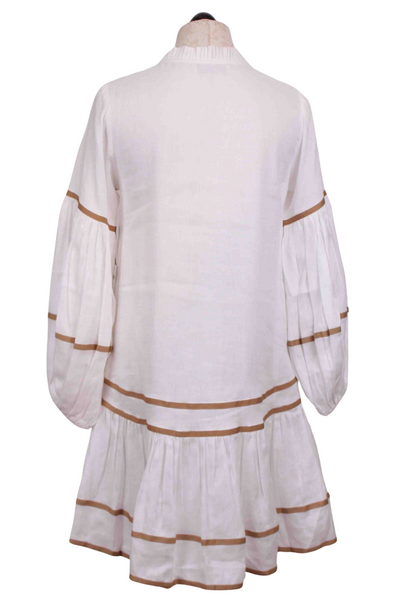 back view of White Ilana Mini Dress by Kleid