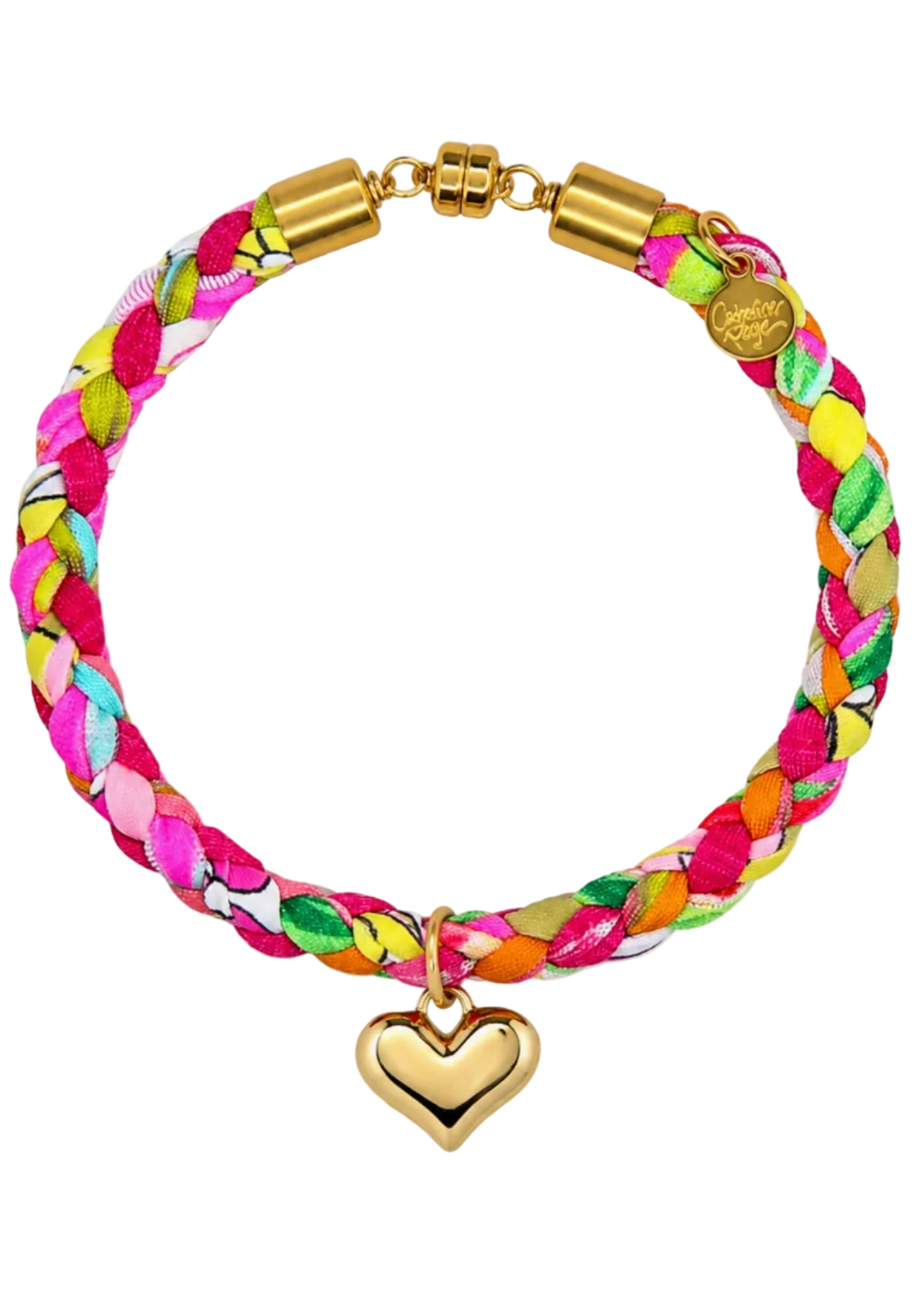 Pink Jubilee Heart Bracelet by Catherine Page Jewelry