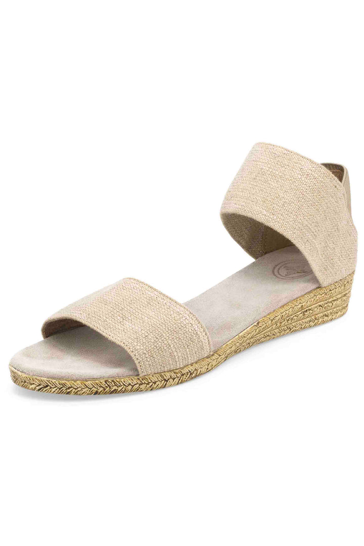 Linen Janie Sandal by Charleston Shoe Company