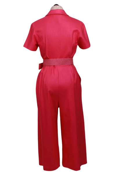 back view of Pink Paradise Jannise 2 Jumpsuit by Trina Turk