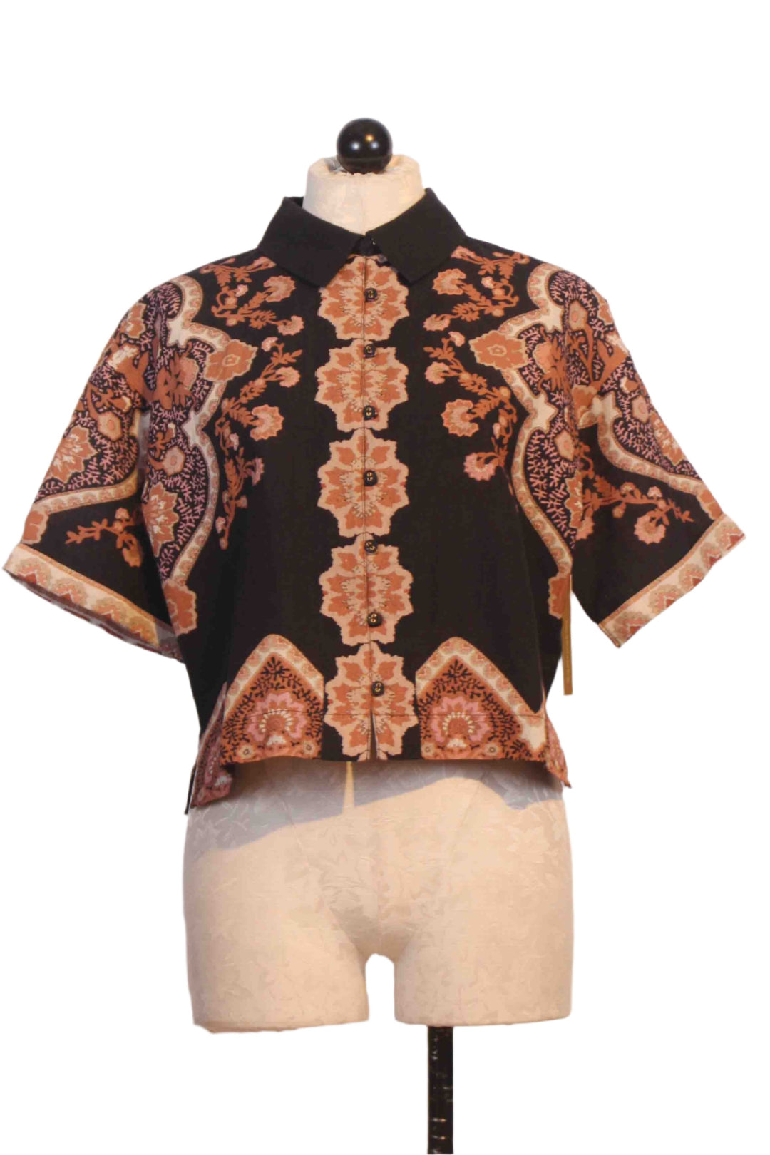 Dark Lagos Jeni Blouse by Cleobella