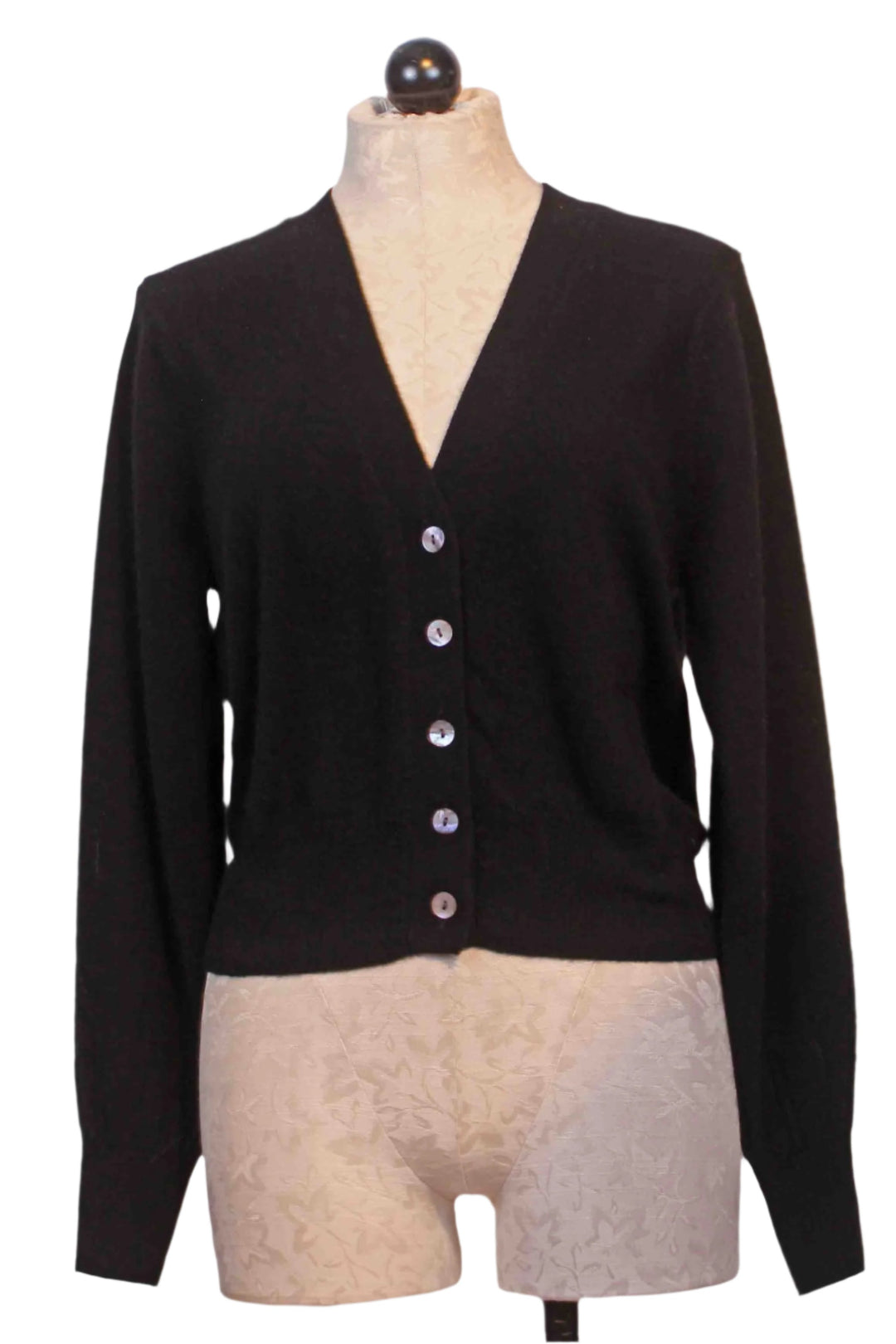 Black Jessie Elegant Cardi by Colorush