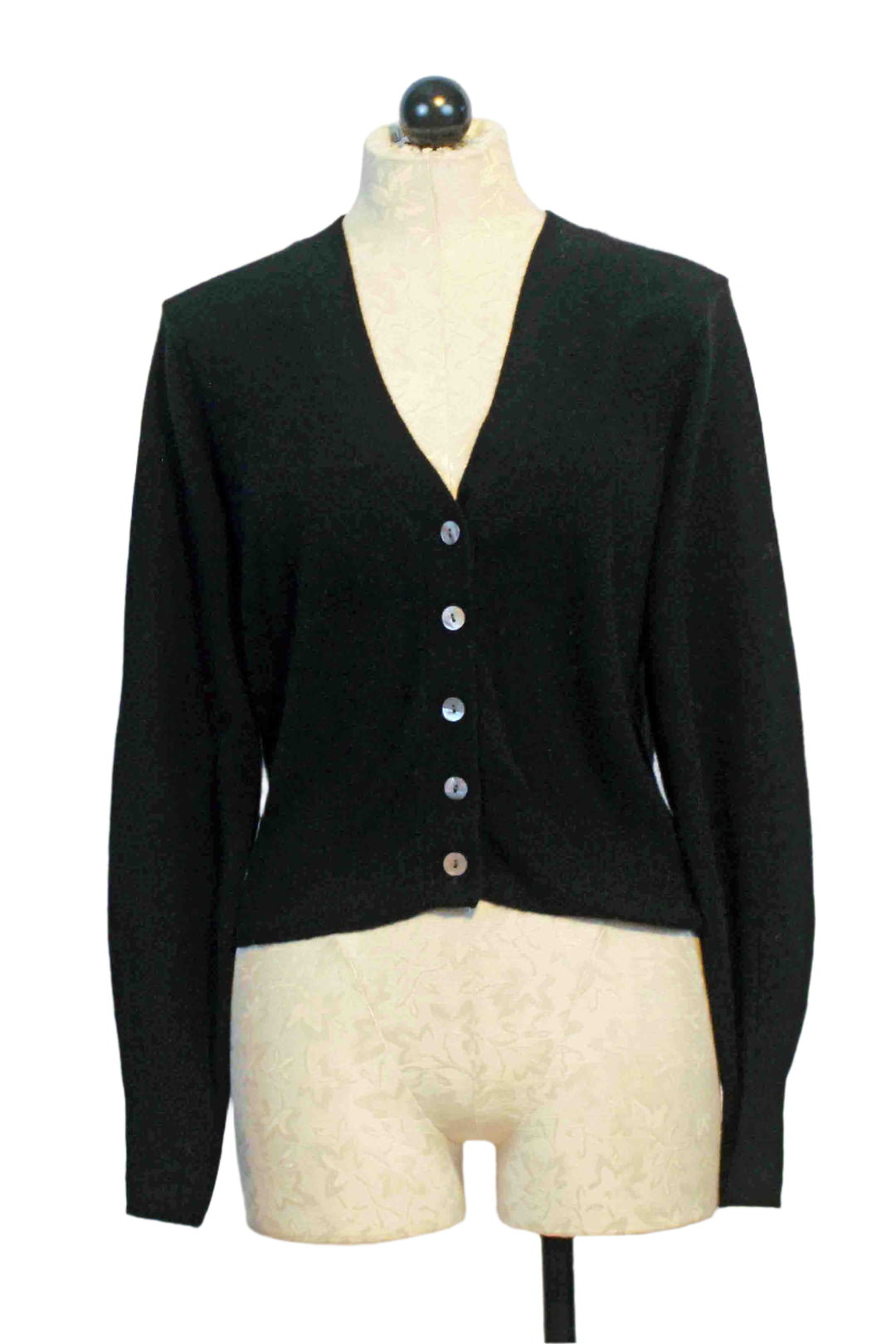 Black Jessie Elegant Cardi by Colorush