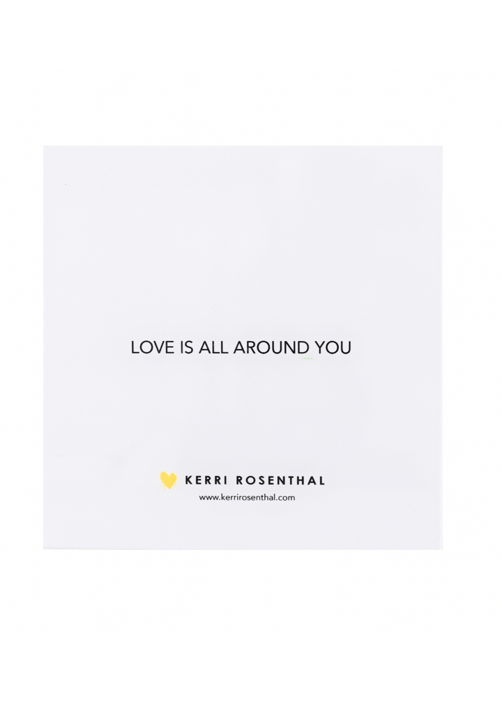 back of the Love Is All Around You Block of Love by Kerri Rosenthal