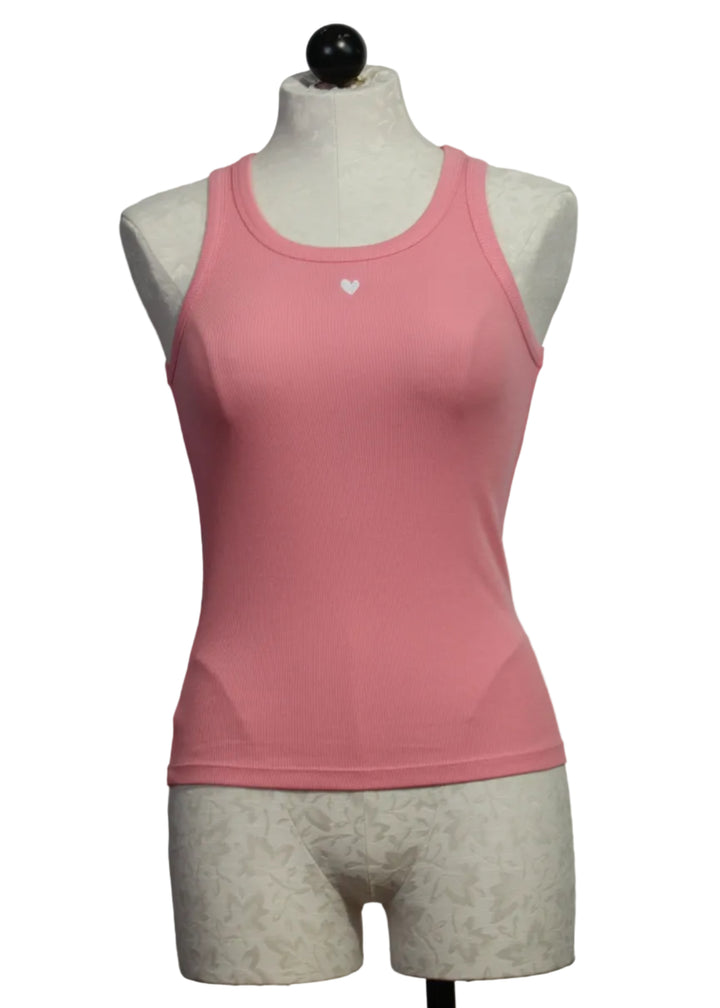 Pink Cotton KR Tank by Kerri Rosenthal 