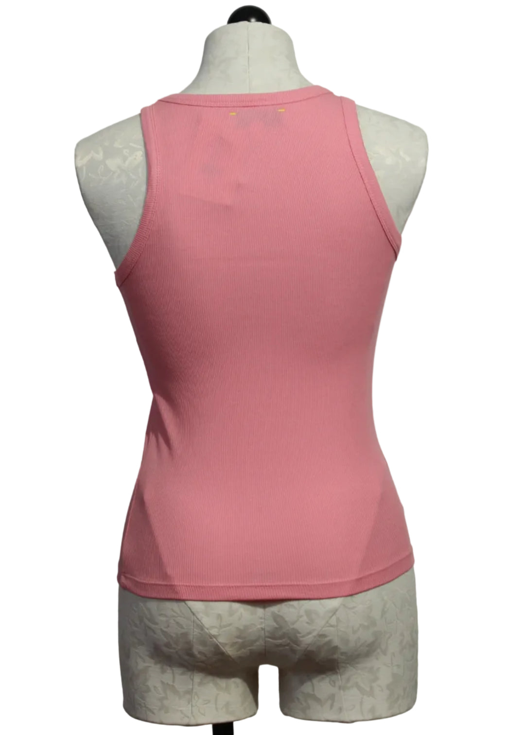 back view of  Pink Cotton KR Tank by Kerri Rosenthal 