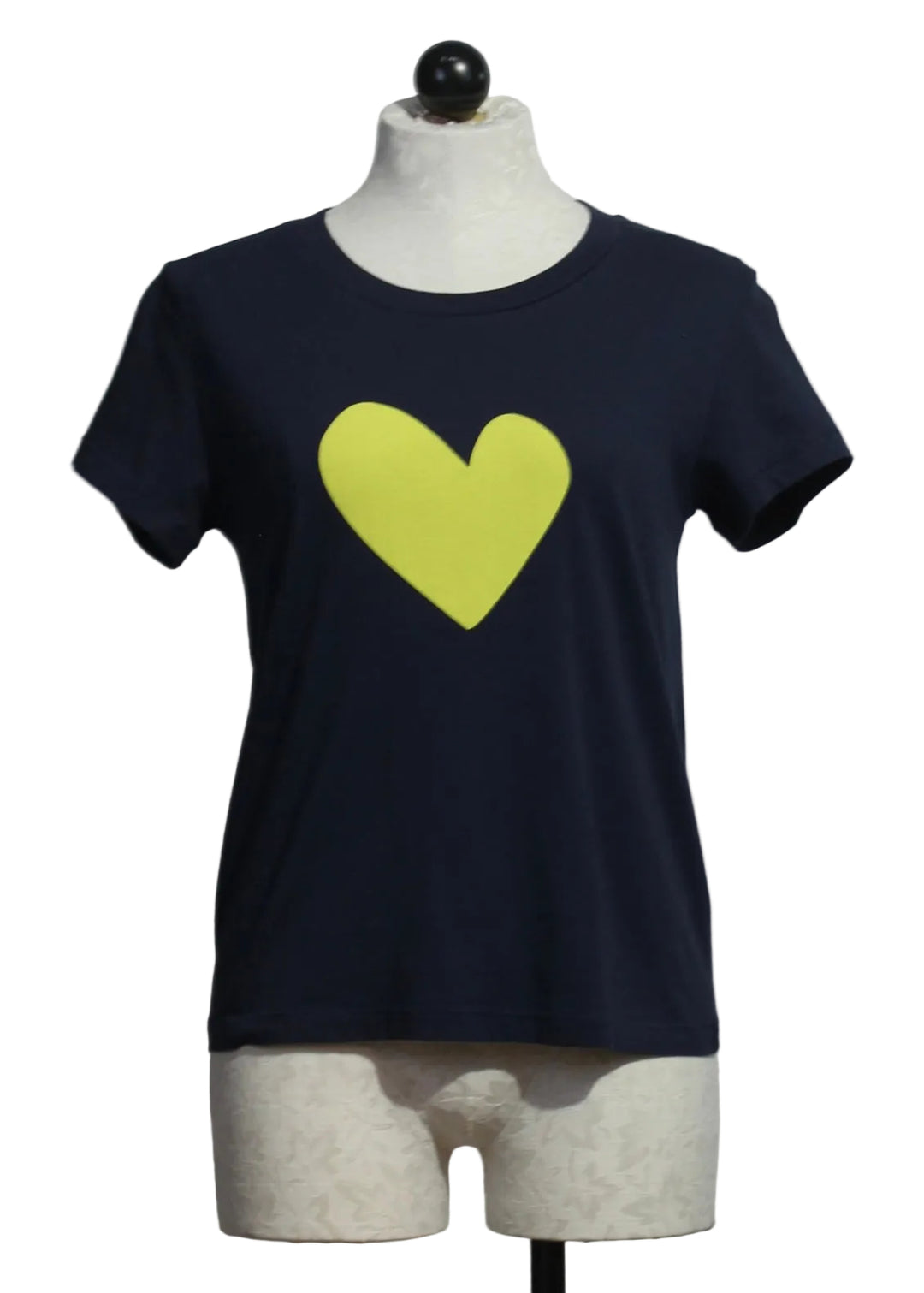 Indigo Blue Cactus Suke Imperfect Heart Tee by Kerri Rosenthal