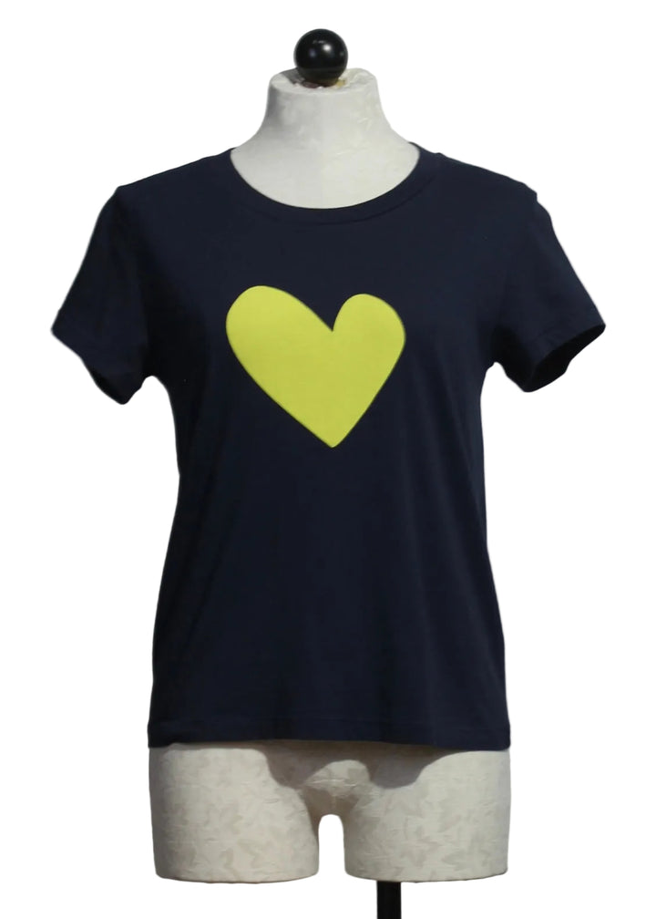 Indigo Blue Cactus Suke Imperfect Heart Tee by Kerri Rosenthal